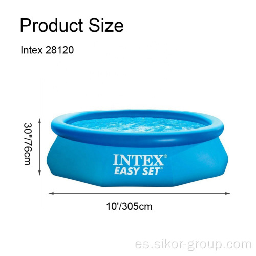 Original Intex Fácil establecer inflable sobre la piscina del suelo